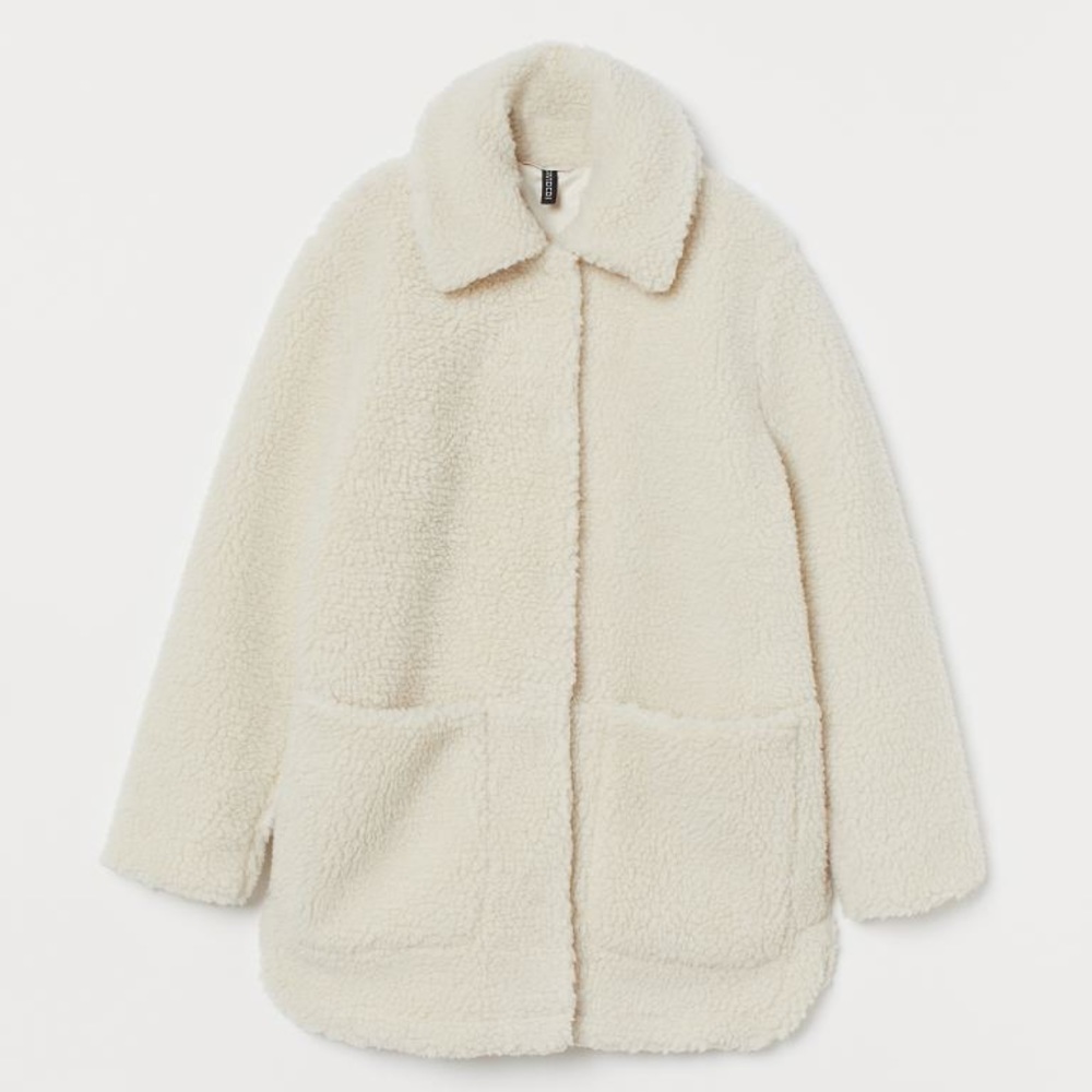H&M Divided Faux Shearling Jacket